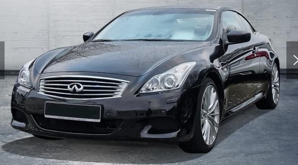 Left hand drive INFINITI Q60 3,7 CABRIO (Navi Xenon Leder Klima Einparkhilfe el