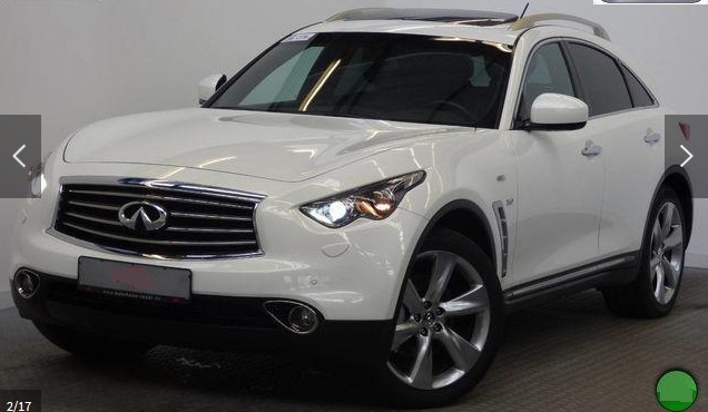 Left hand drive INFINITI QX70 3.0d S Premium INTELLIGENT KEY,AROUND VIEW