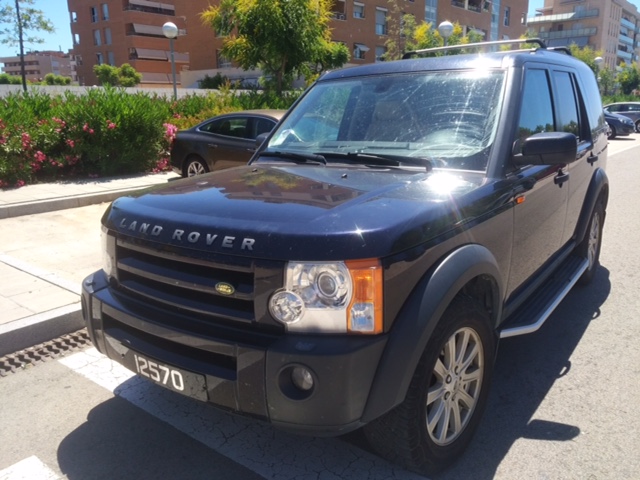 Left hand drive car LANDROVER DISCOVERY (01/09/2009) - 