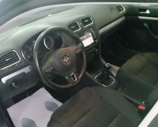 Left hand drive car VOLKSWAGEN GOLF (01/01/2011) - 