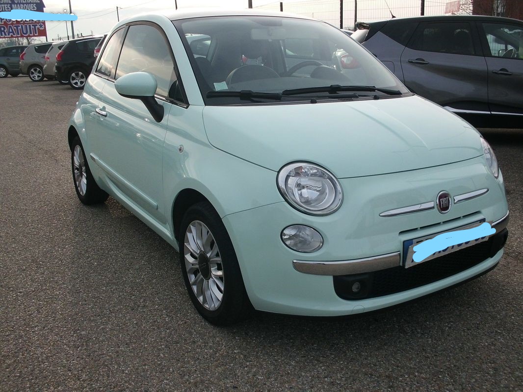 Left hand drive FIAT 500 1.0 LOUNGE FRENCH REG