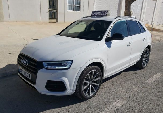 Left hand drive AUDI Q3 2.0 TDI STRONIC QUATTRO SPANISH REG