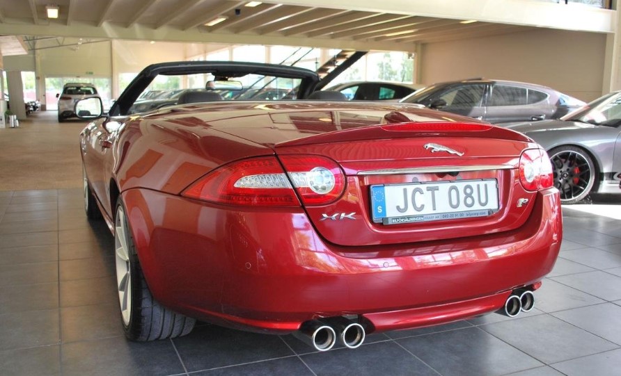 Left hand drive car JAGUAR XKR (01/04/2012) - 