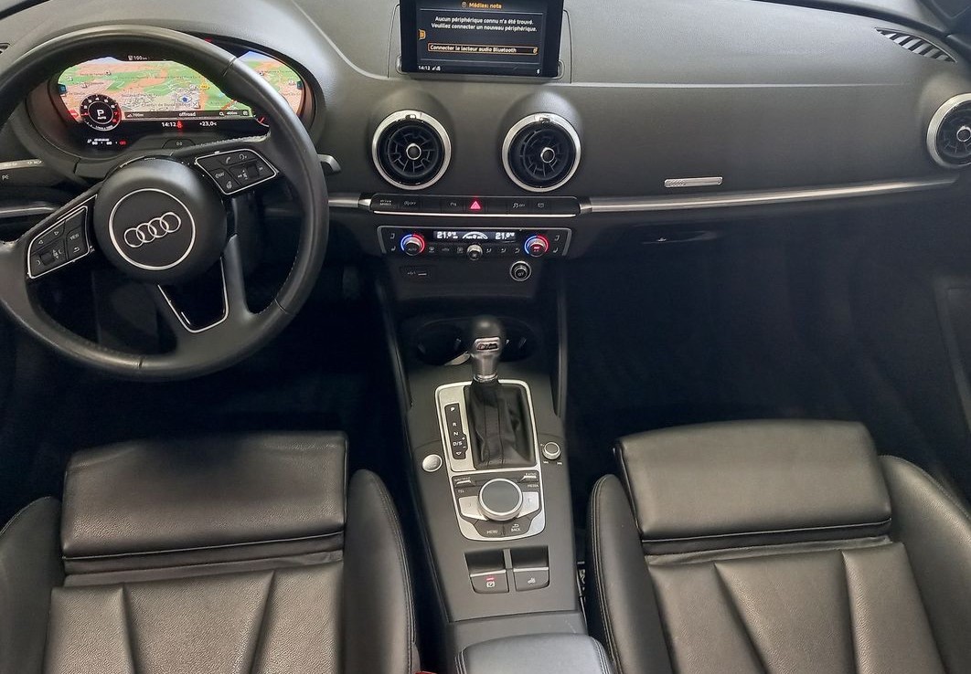 left hand drive AUDI A3 (01/12/2018) -  