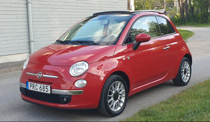 Left hand drive FIAT 500C 1.2 Dualogic Lounge