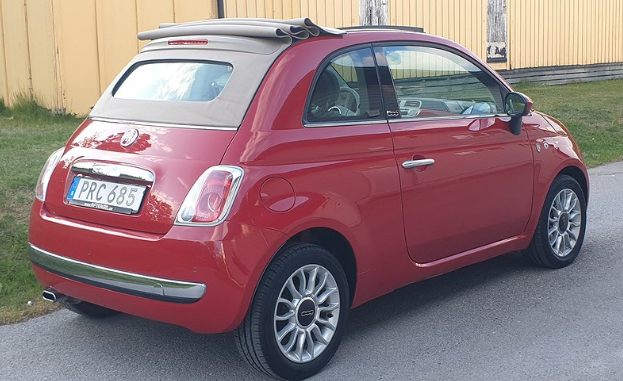 Left hand drive car FIAT 500C (01/04/2014) - 