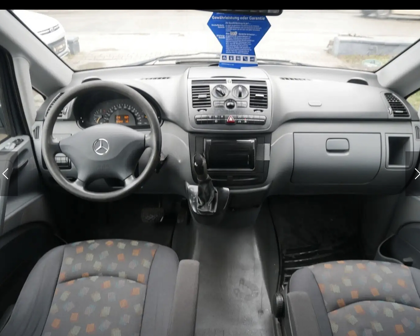 left hand drive MERCEDES VITO (01/04/2006) -  