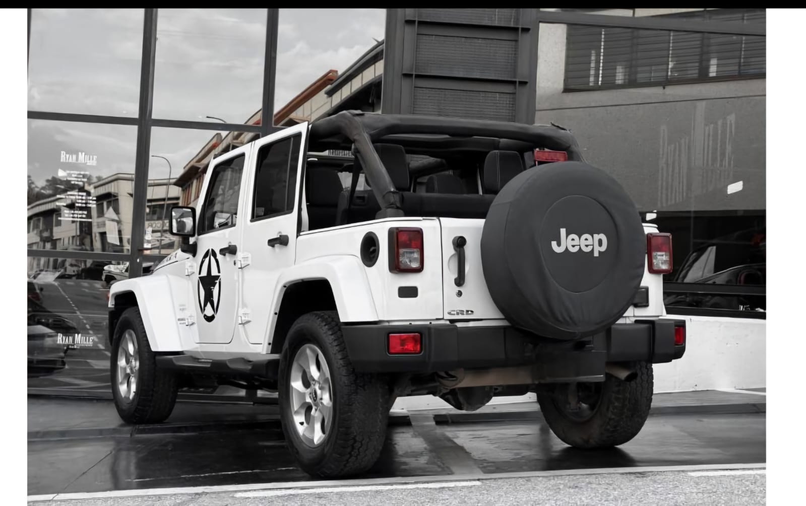 Left hand drive JEEP WRANGLER 2.8 CRD SAHARA LTD Spanish reg