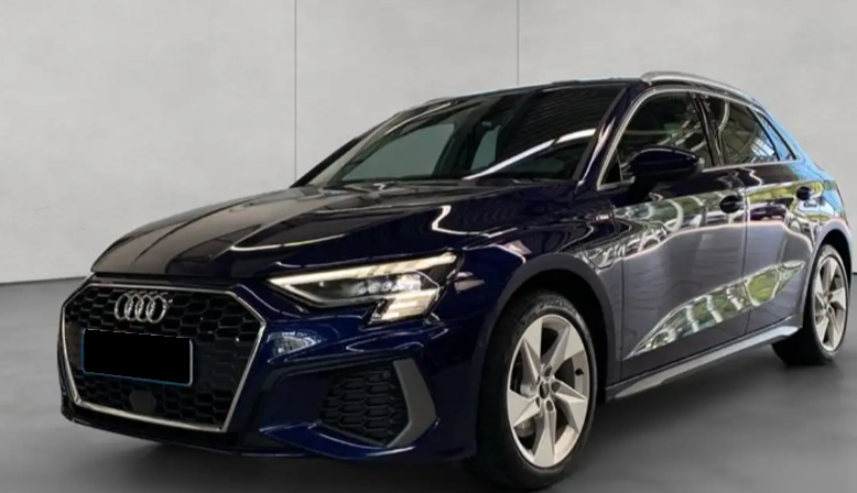 Left hand drive AUDI A3 40 TFSIe Sportback S line