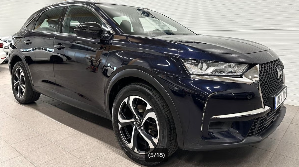 Left hand drive CITROEN DS7 DS7 Crossback 1.6 THP EAT