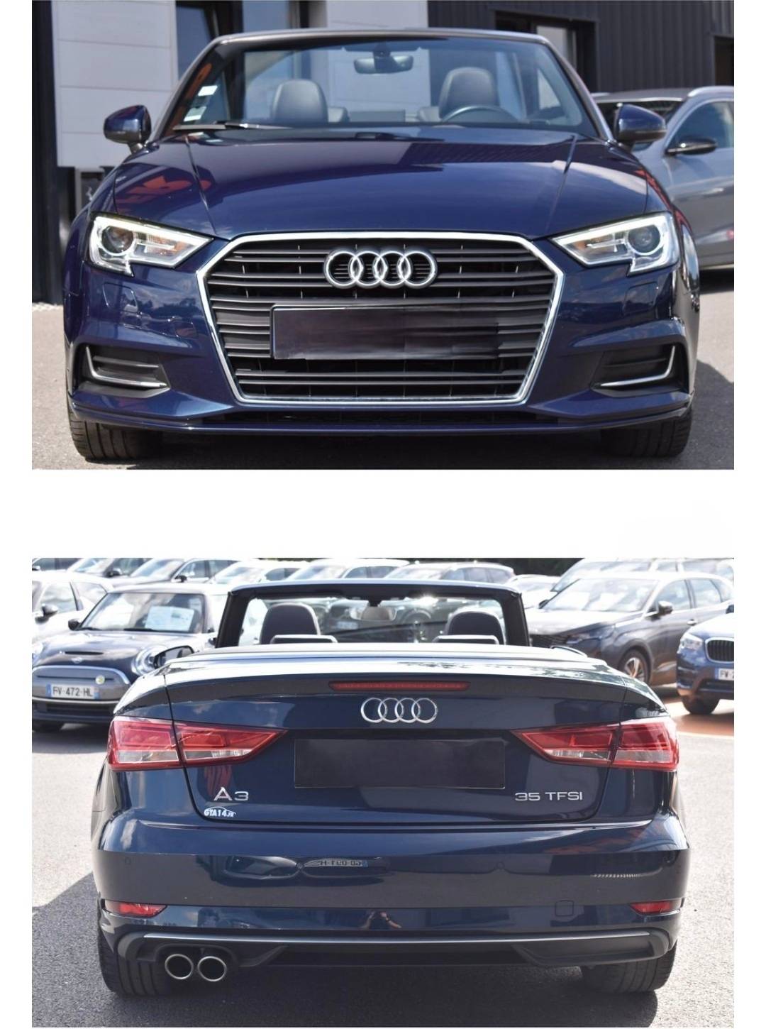 Left hand drive AUDI A3 35 TFSI 150ch Mild Hybrid Design S French reg