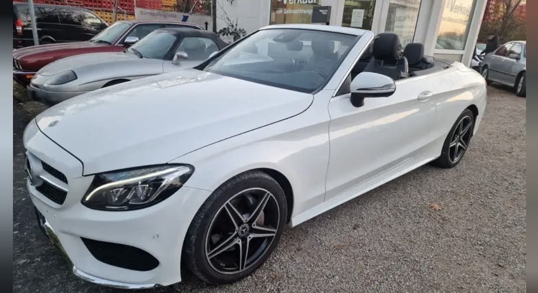 Left Hand Drive MERCEDES C CLASS C 180 Cabrio AMG Line Aut. for sale