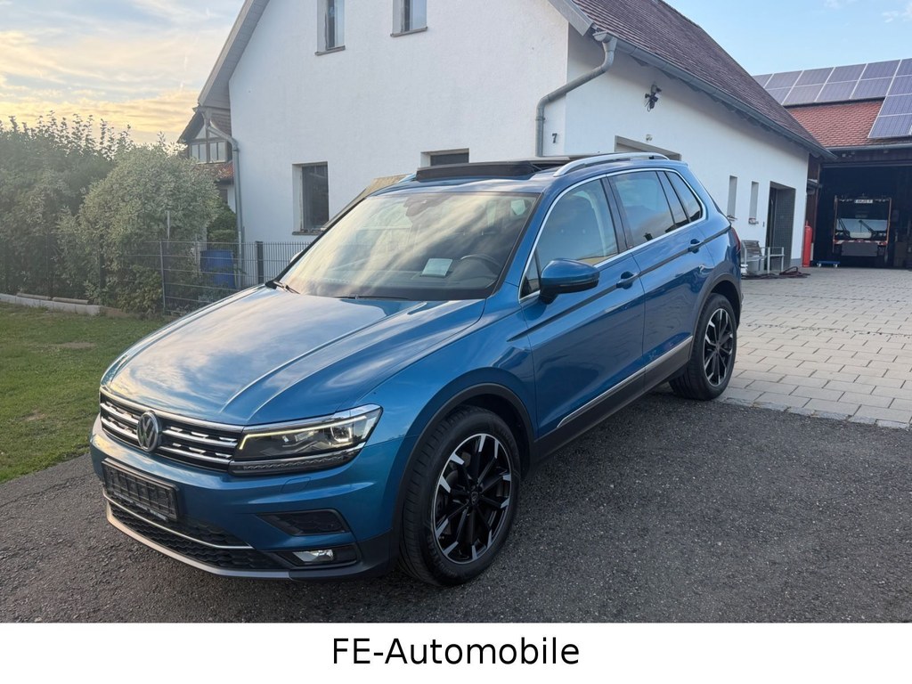 Left Hand Drive VOLKSWAGEN TIGUAN Highline 4Motion Pano AHK LED for sale