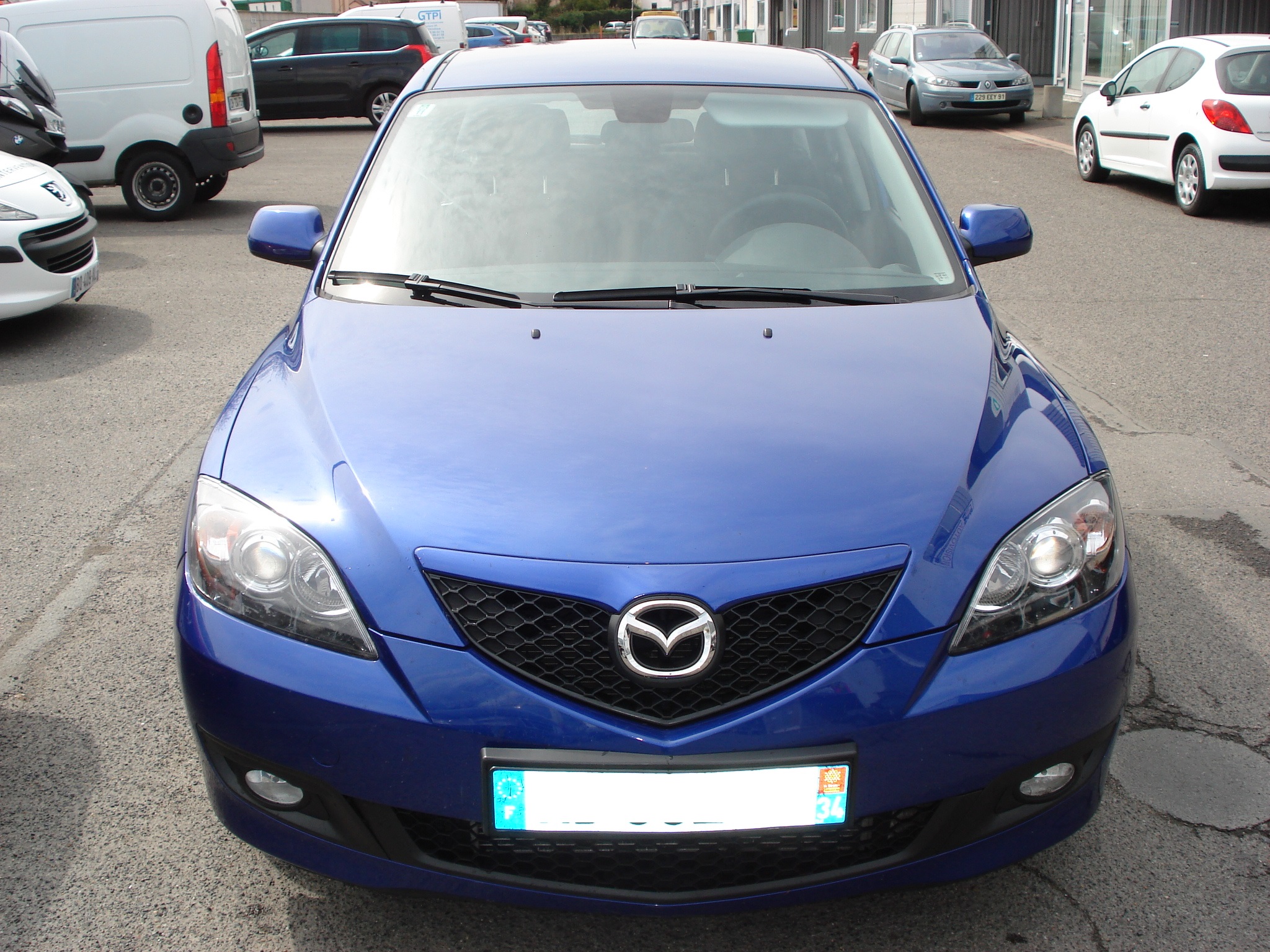 left hand drive MAZDA 3 (19/03/2008) -  