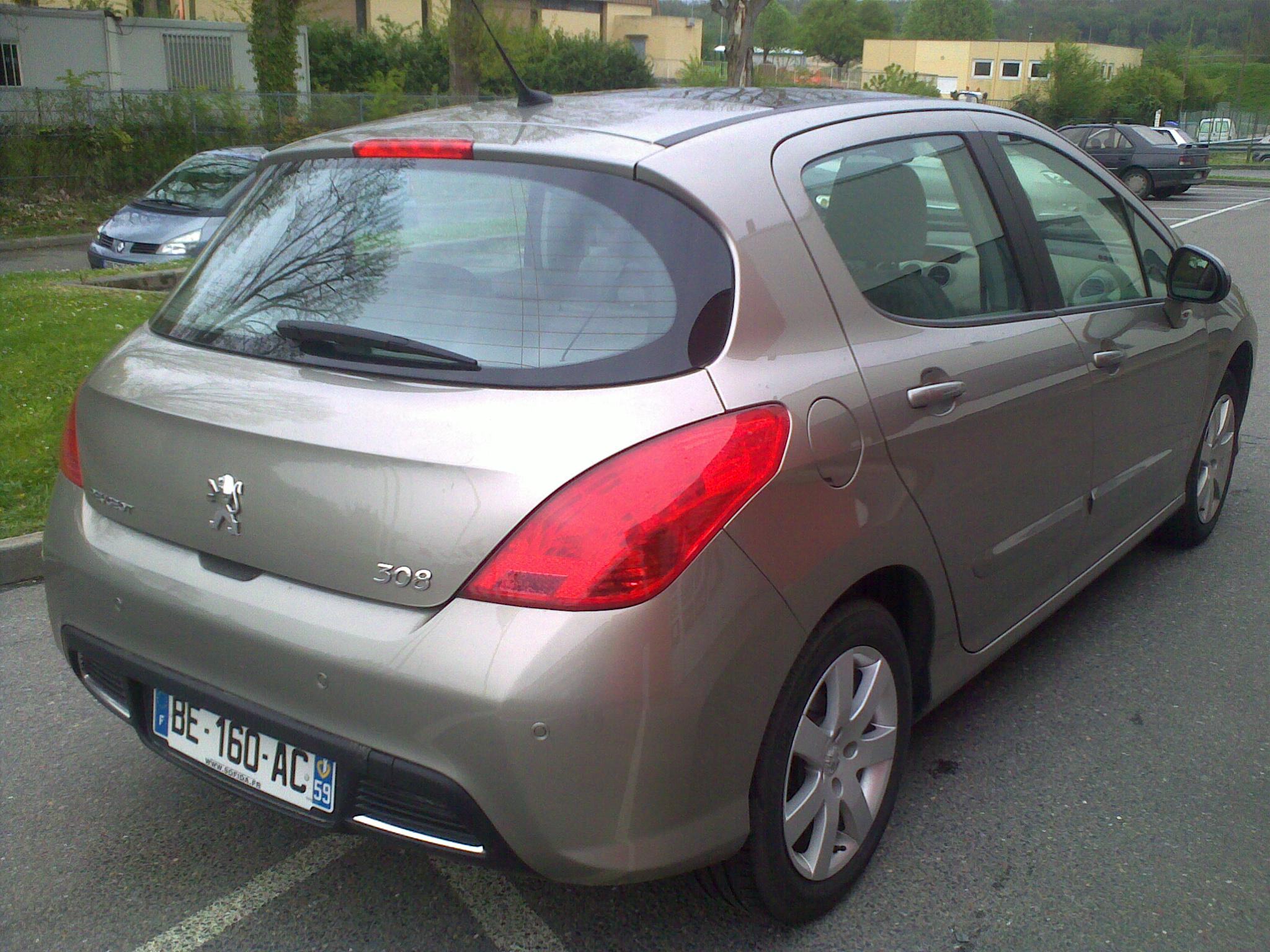 Left hand drive car PEUGEOT 308 (01/11/2010) - 