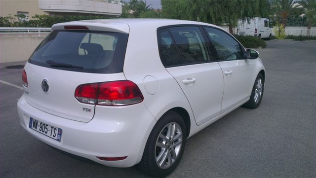 Left hand drive car VOLKSWAGEN GOLF (02/05/2011) - 