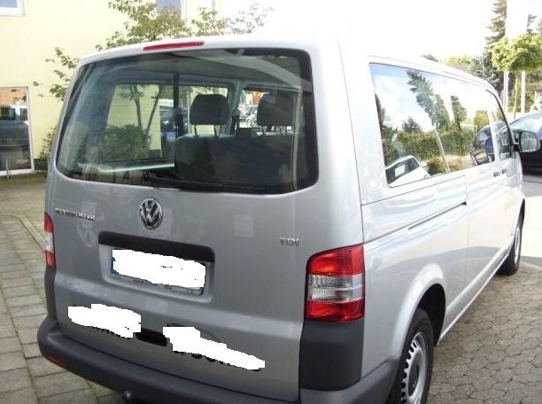 Left hand drive car VOLKSWAGEN TRANSPORTER (01/06/2011) - 