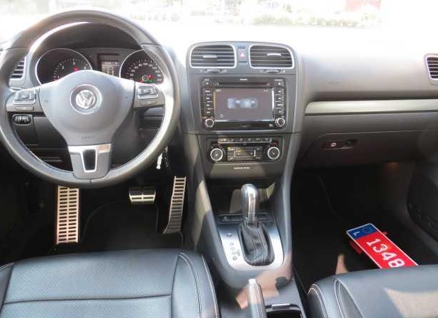 left hand drive VOLKSWAGEN GOLF (01/09/2011) -  