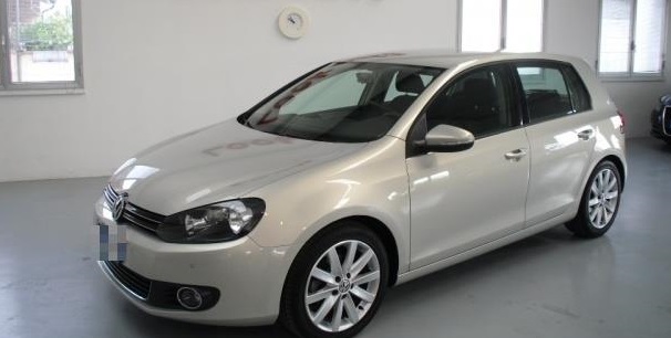 lhd car VOLKSWAGEN GOLF (01/03/2012) - 