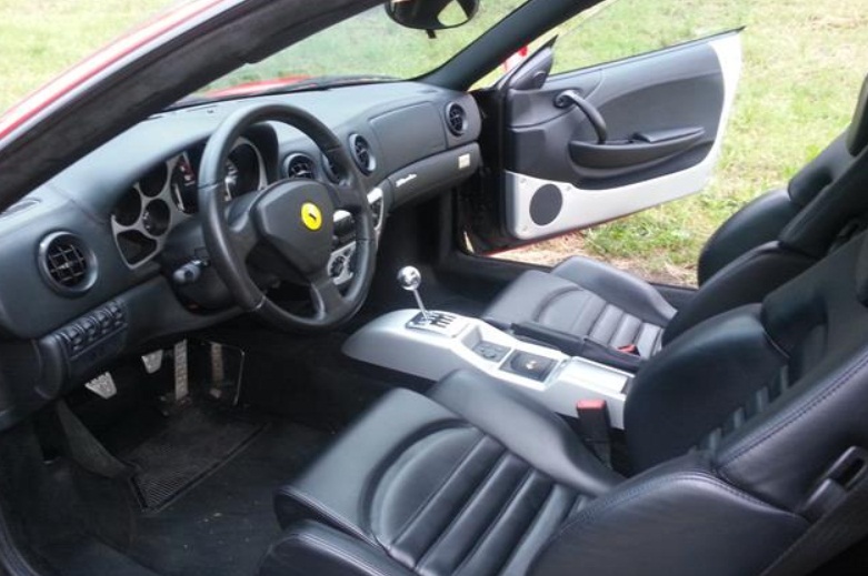 Left hand drive car FERRARI 360 (01/10/2003) - 