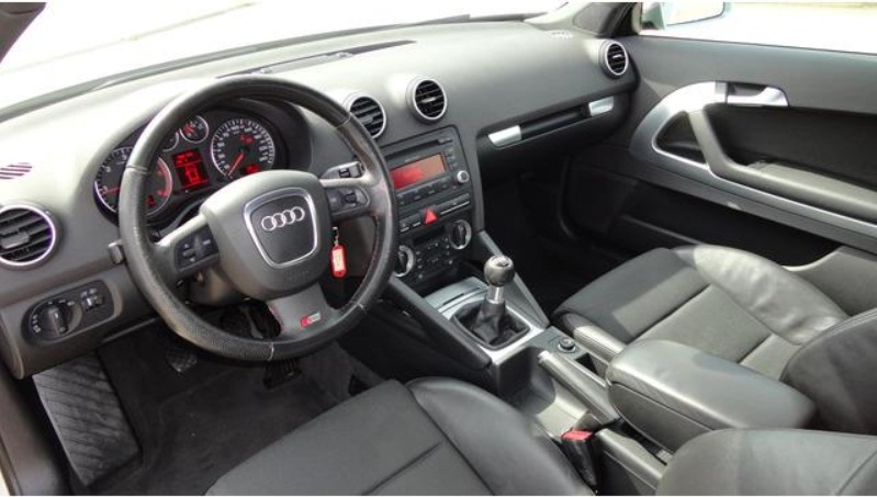 Left hand drive car AUDI A3 (01/07/2008) - 