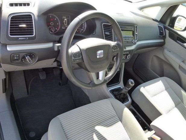 Left hand drive car SEAT ALHAMBRA (01/12/2012) - 