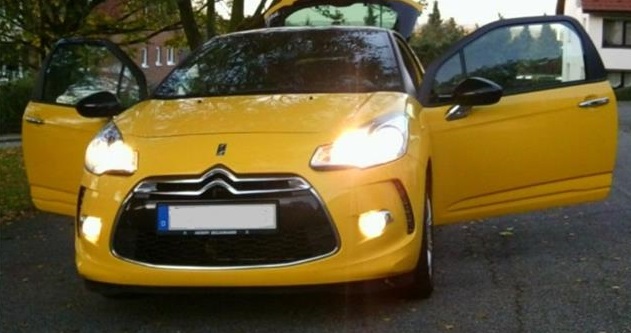 Left hand drive car CITROEN DS3 (01/09/2011) - 