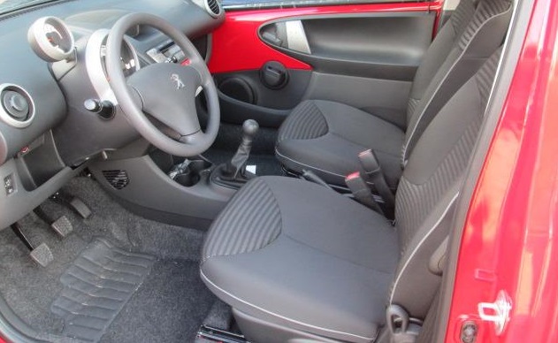 Left hand drive car PEUGEOT 107 (01/02/2014) - 