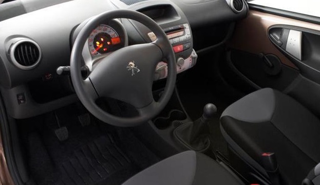 Left hand drive car PEUGEOT 107 (01/05/2014) - 